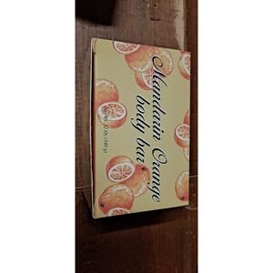 Mandarin Orange body bar" soap, weighing 12 Oz